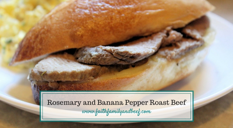 Rosemary and Banana Pepper Roast Beef