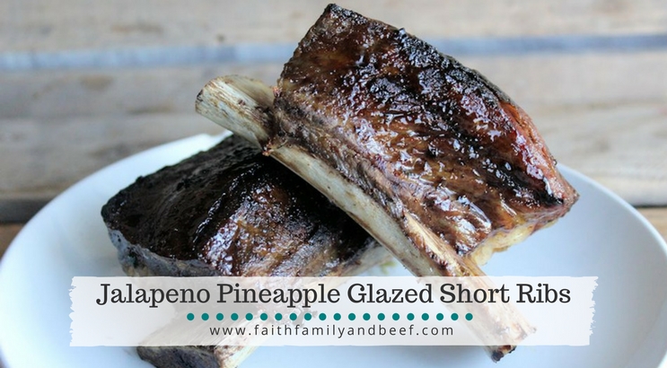 Jalapeno Pineapple Glazed Short Ribs
