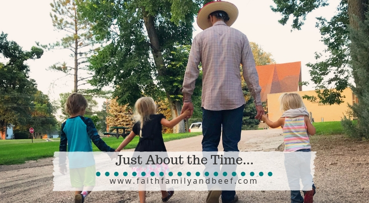 Just About the Time... celebrating the little reminders in motherhood and marriage.