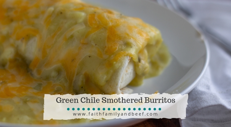 Green Chile Smothered Burritos